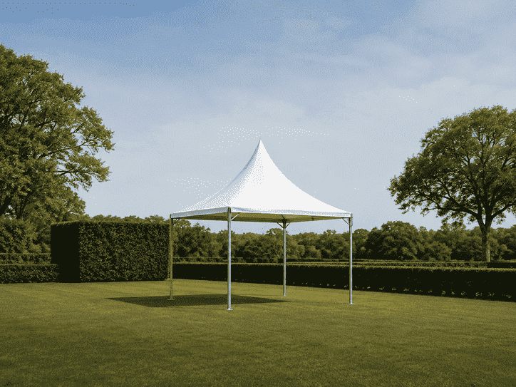 Tenda piramidal 5 × 5 m