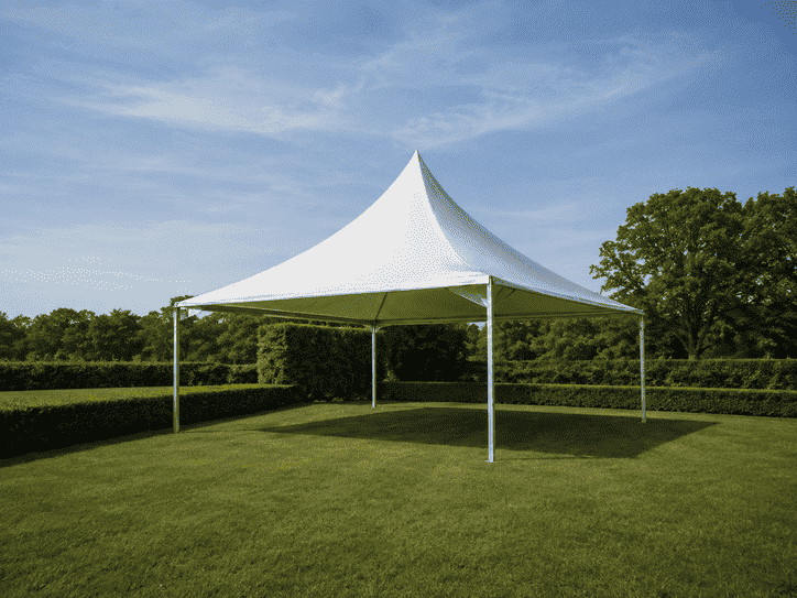 Tenda piramidal 6 × 6 m