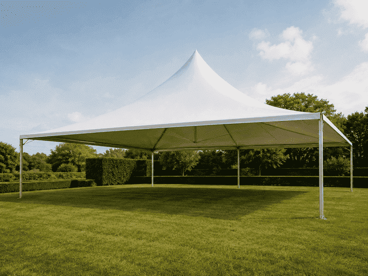 Tenda piramidal 8 × 8 m